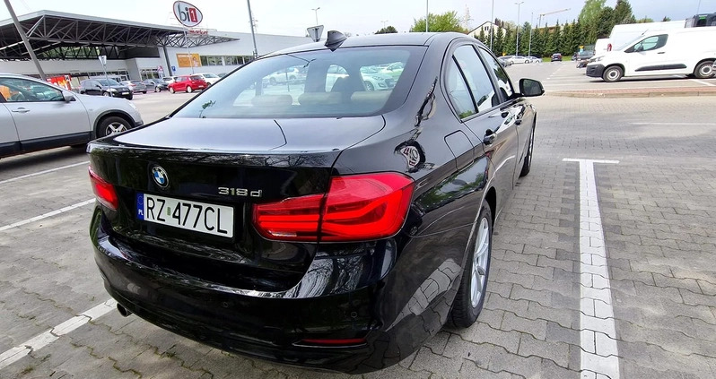 BMW Seria 3 cena 58800 przebieg: 192000, rok produkcji 2016 z Rzeszów małe 781